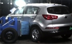 Kia Sportage (Modell 2011) - Seitencrashtest