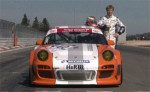 Formel 1-Pilot Nico Hülkenberg im Porsche 911 GT3 R Hybrid
